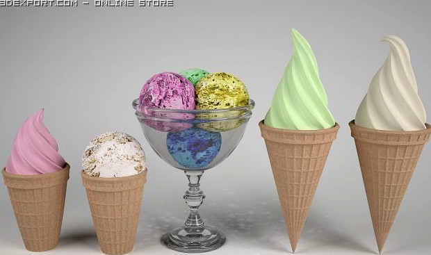 Ice cream 3D Model