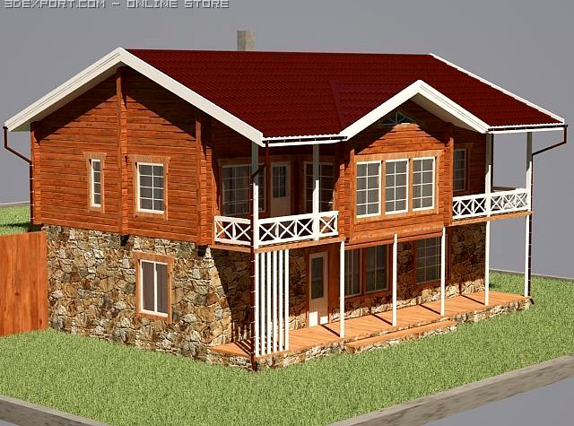 Summer Cottage 3D Model