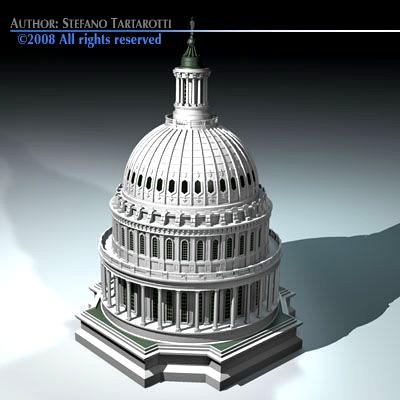 US Capitol dome 3D Model