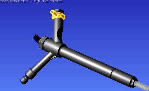 Diesel Injector 3D Model