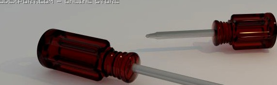 Screw Driver 3D Model