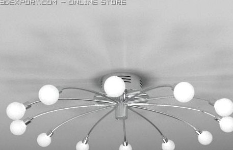 Ceiling light 6 3D Model