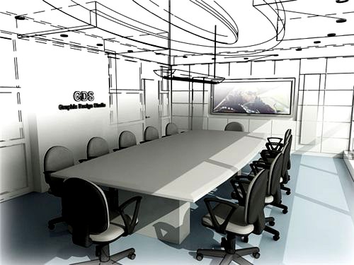 Conference Room 3D Model