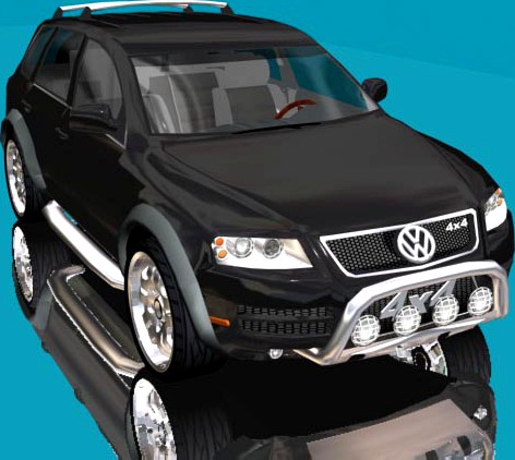 VW Touareg Tyuning 3D Model