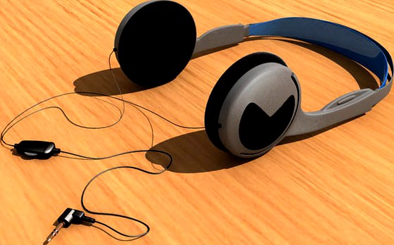 Head Phones KOSS 3D Model
