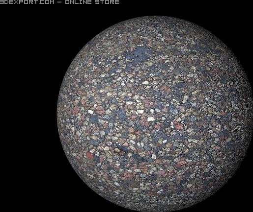 Old asphalt 3D Model
