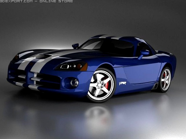 Dodge Viper srt10 3D Model