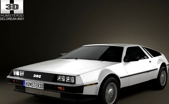 DeLorean DMC 12 1981 3D Model