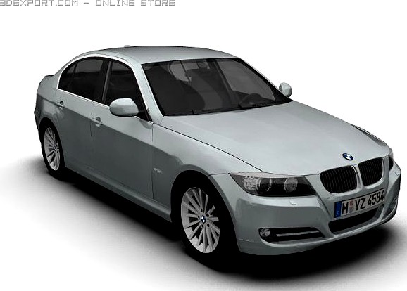 2008 BMW 3 Series 3D Model