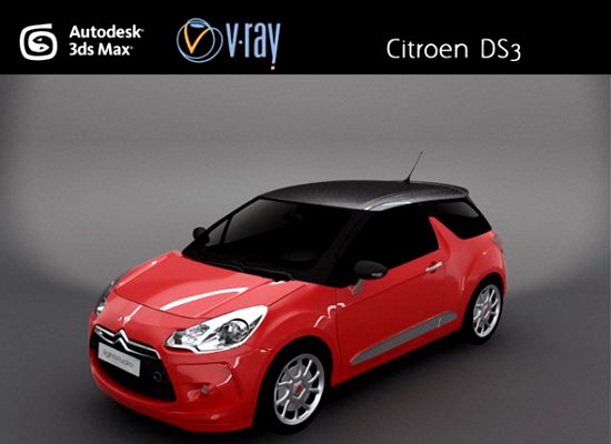 Citroen DS3 3D Model