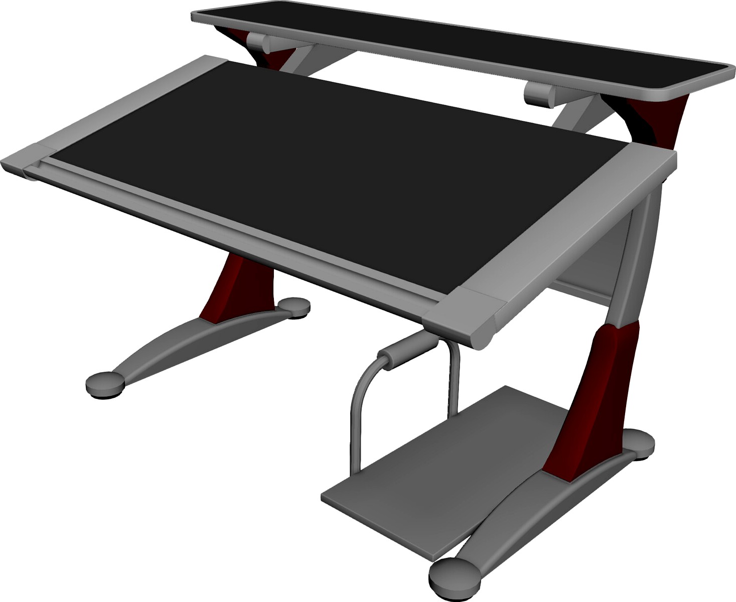 Modern Office Desk 3d model