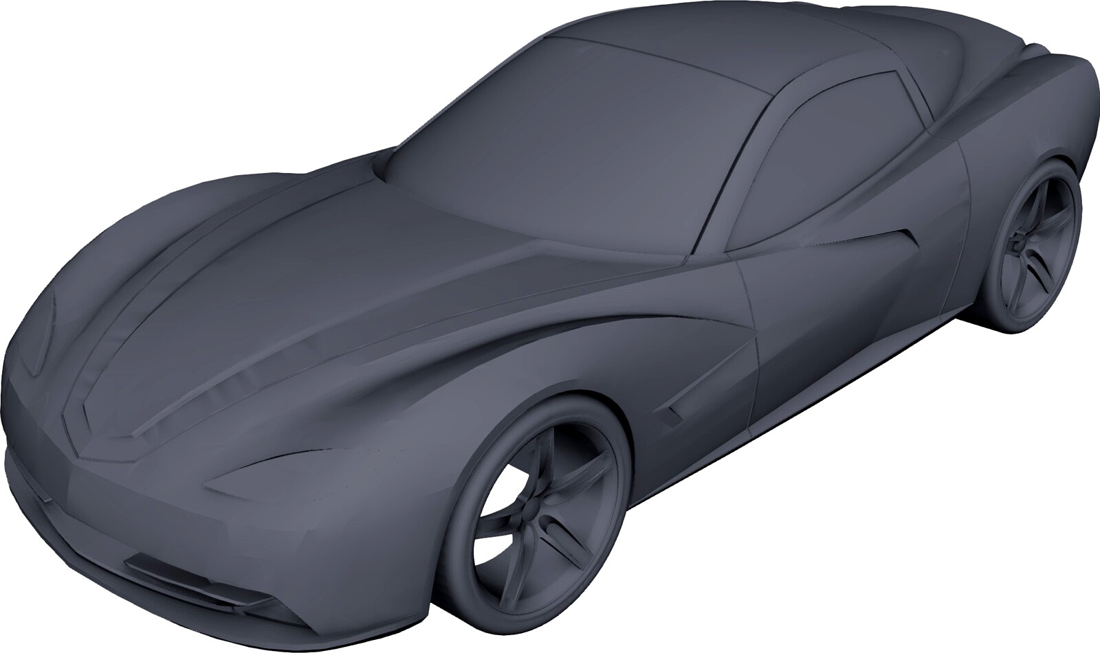 Chevrolet Corvette C7 3D CAD Model