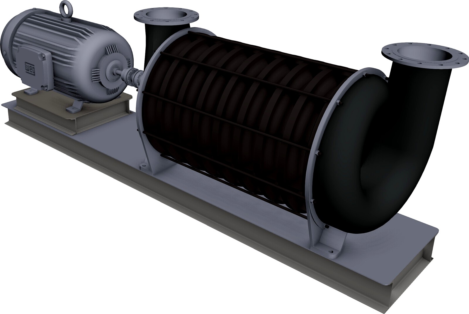 HSI Centrifugal Blower 3D CAD Model