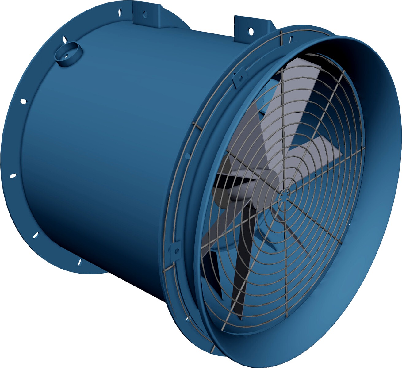 Industrial Fan 3D CAD Model