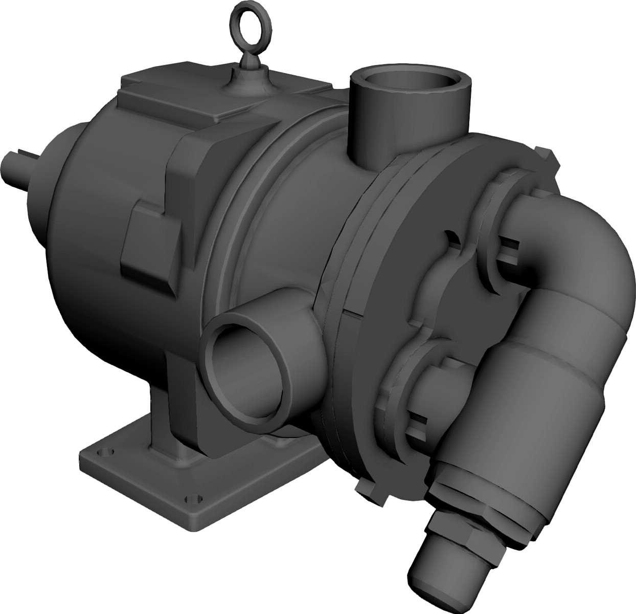 Viking Hydraulic Motor 3D CAD Model
