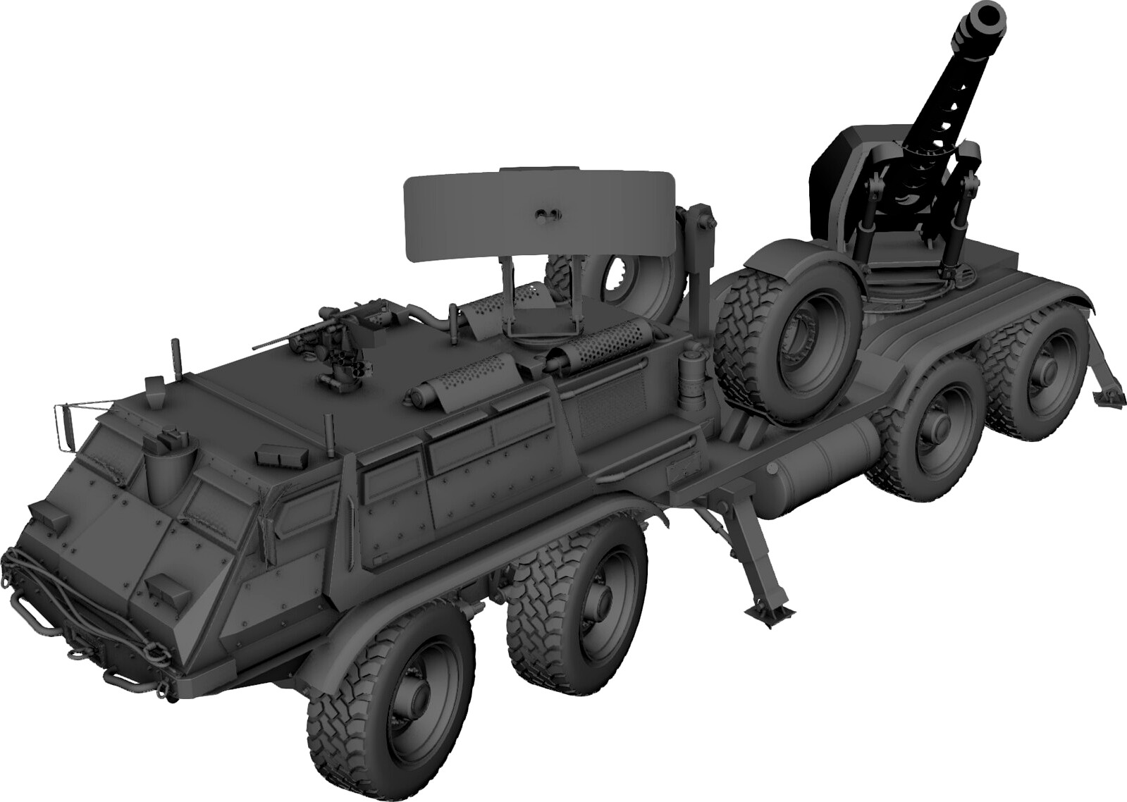 M85 6X6 Self Propelled Cannon