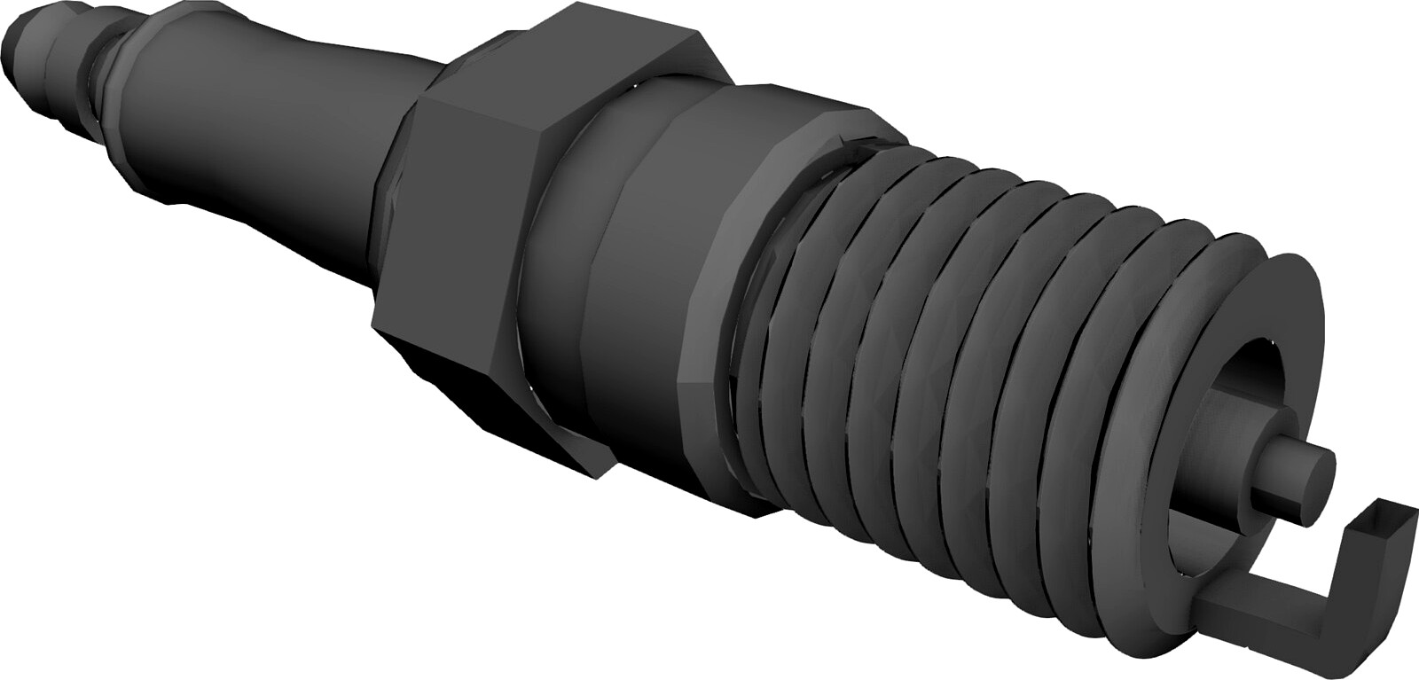 Spark Plug 3D CAD Model
