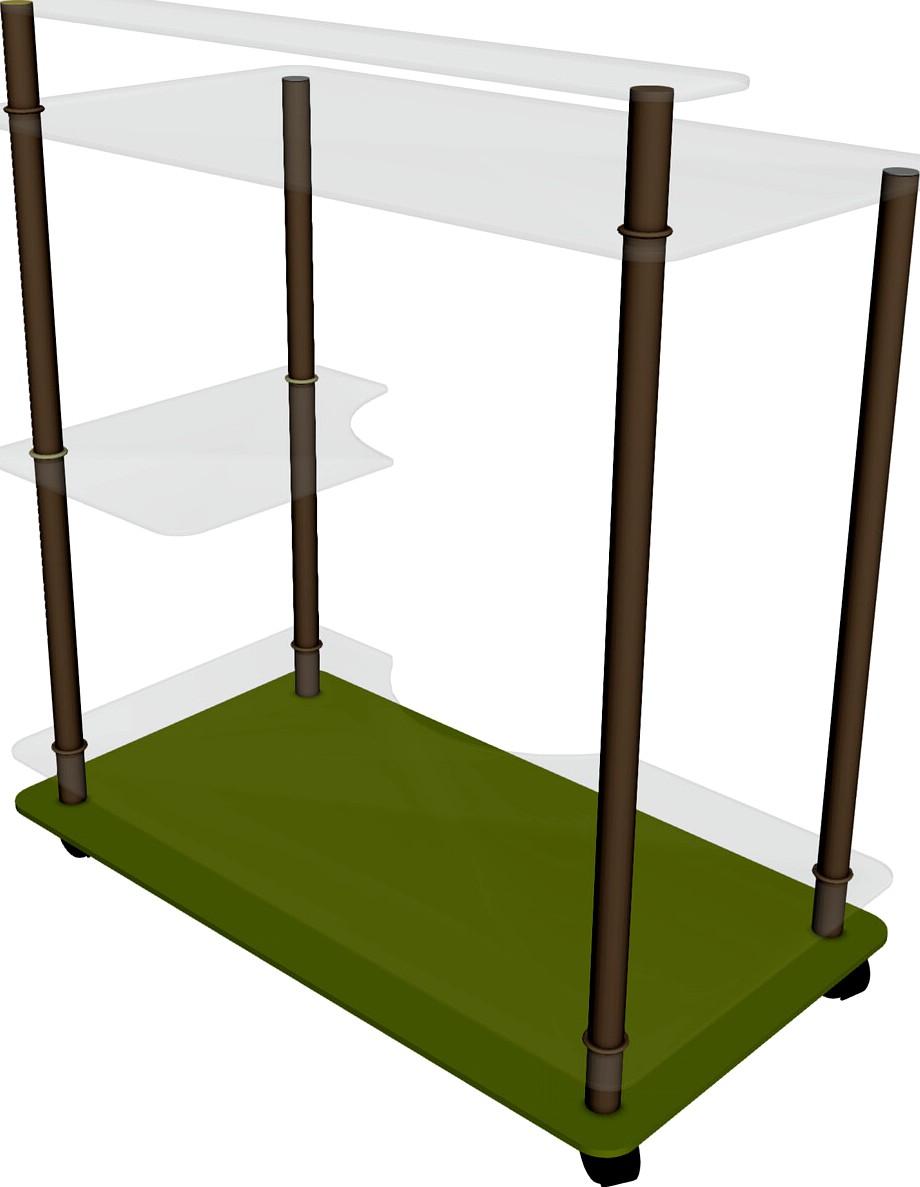 Book Stand 3d model