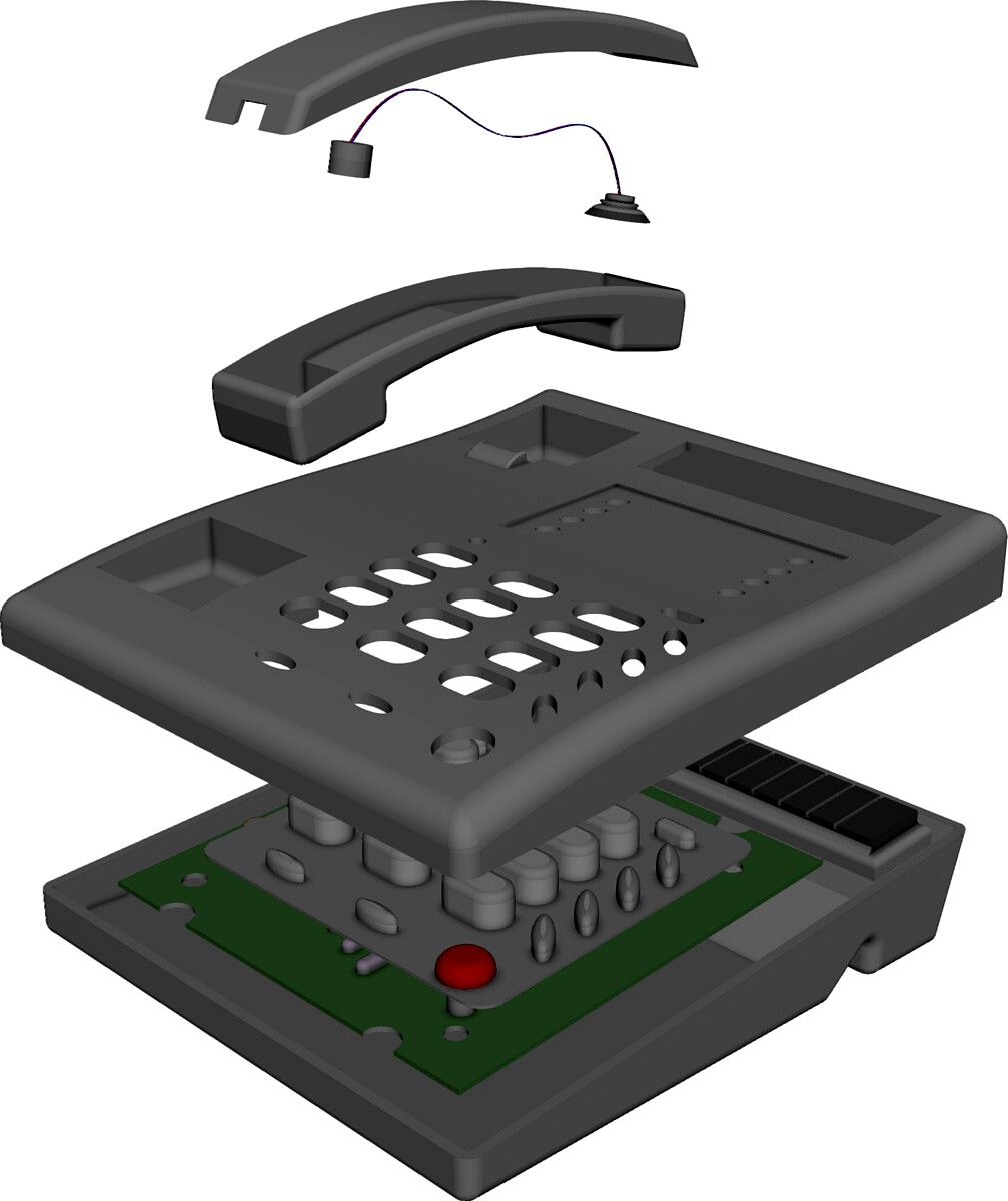 Telephone 3D CAD Model
