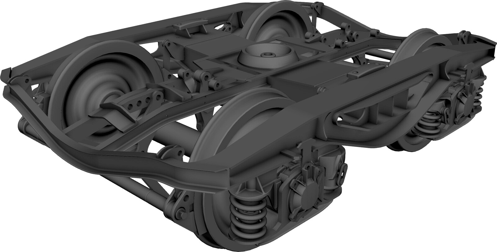 Train Bogie Y25 3D CAD Model