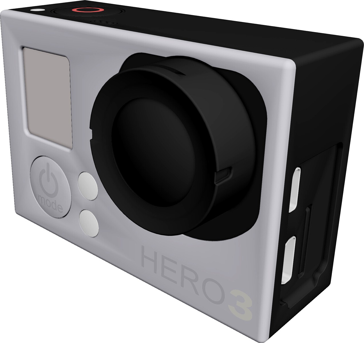 GoPro Hero 3 3D CAD Model