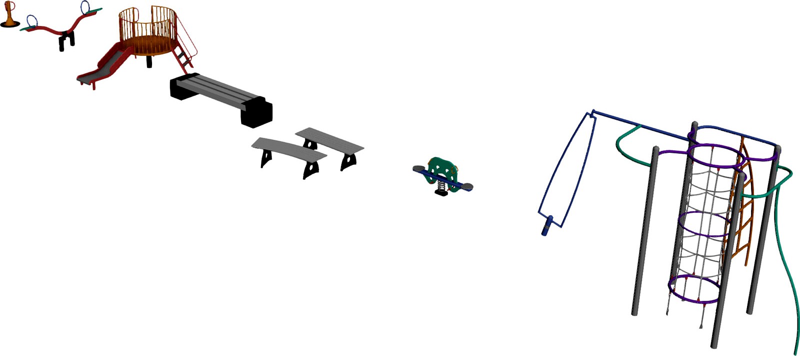 Playground Equipment 3d model