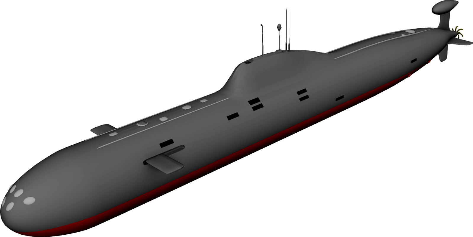 Soviet Akula Attack Submarine