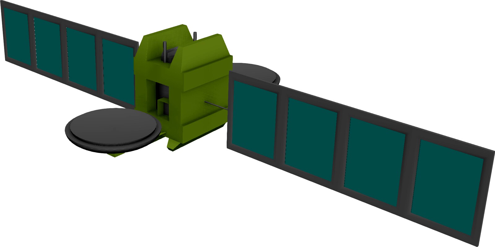 Satellite 3d model