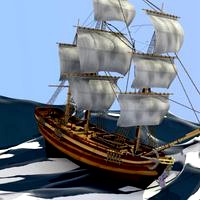 HMS BOUNTY VESSEL 1789