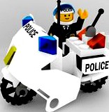 Lego Police Motorbike