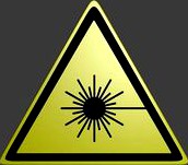 Laser warning sticker / sign (untextured)