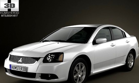 Mitsubishi Galant IX 2012 3D Model