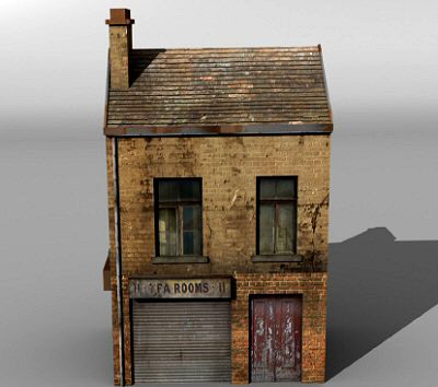 Old city building 3D Model