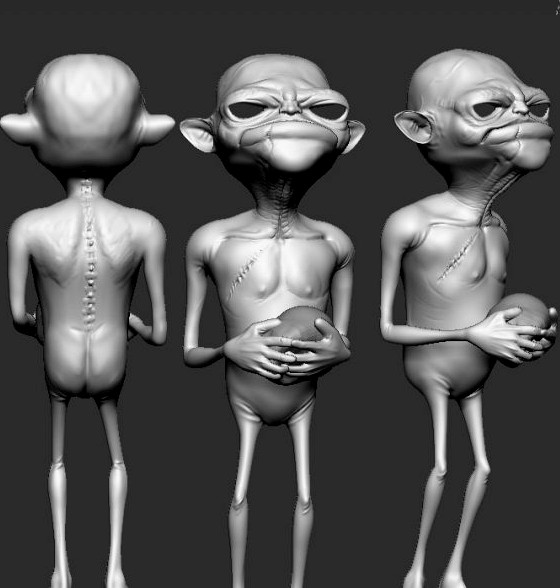 Bd alien 3D Model