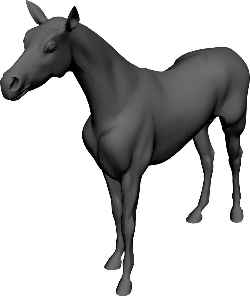 Horse 3D CAD Model