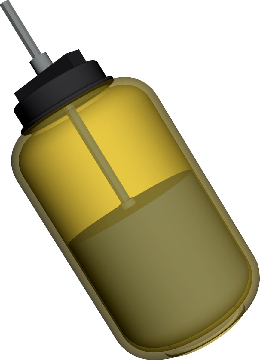 Paste Jar with Brush