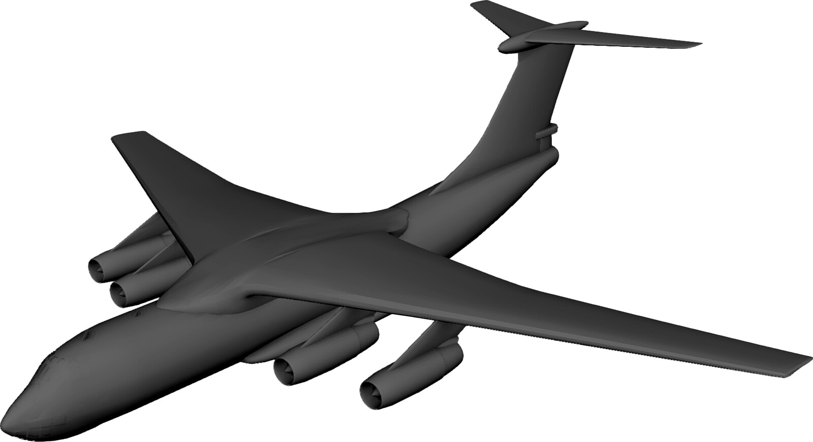 Ilyushin IL-76 Candid 3D CAD Model