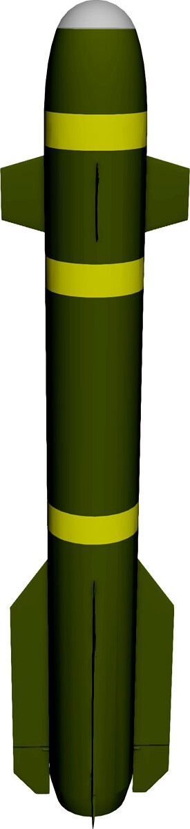 Hellfire Missile 3D CAD Model