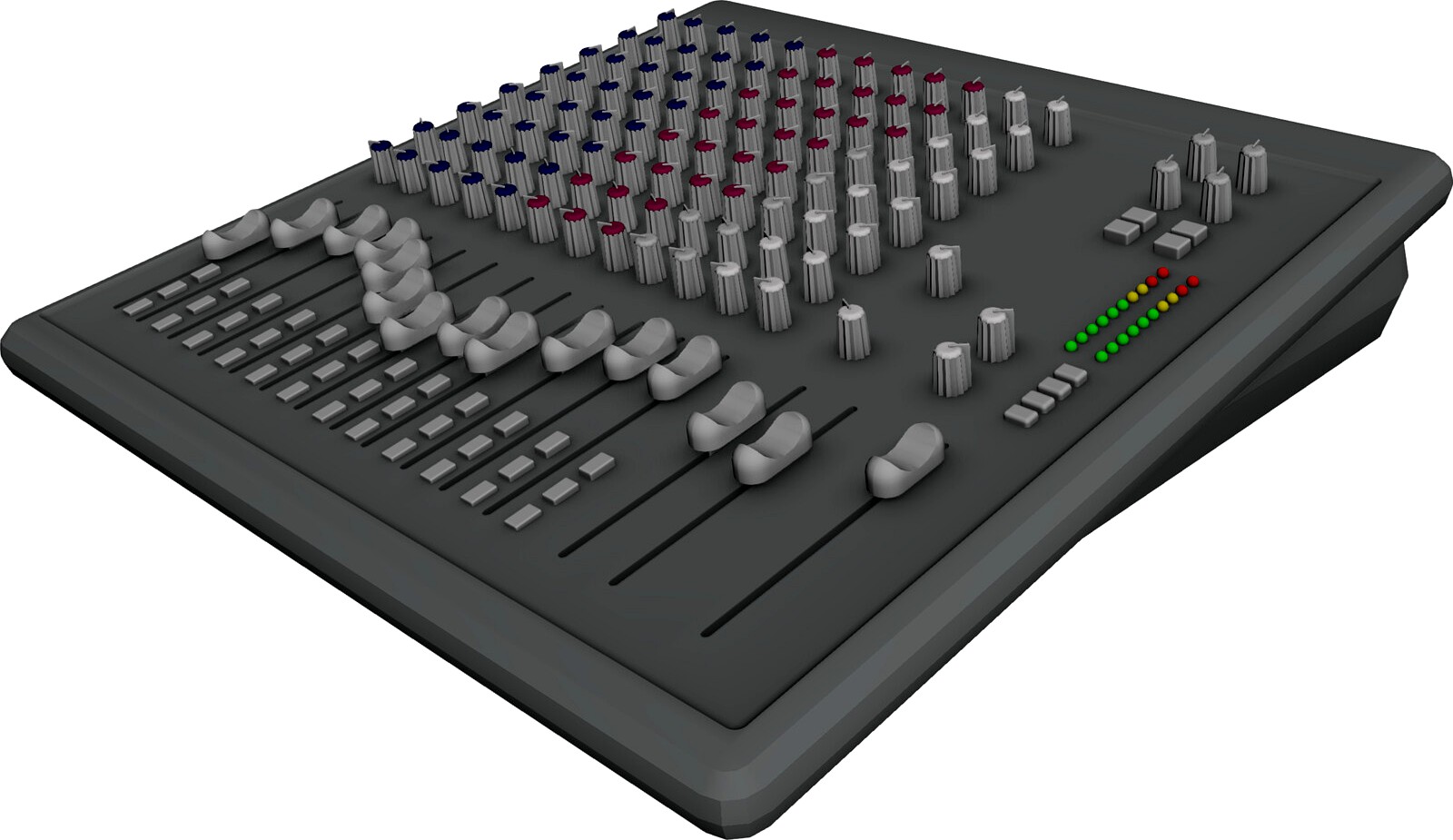 Audio Mixing Console 3d model