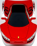 Ferrari ML1 concept car. (Maglev futuristic)