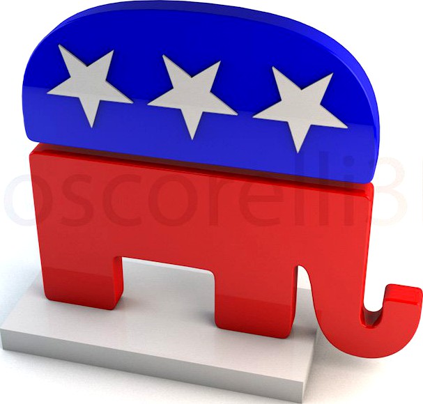 Republican Party Elephant Symbol3d model