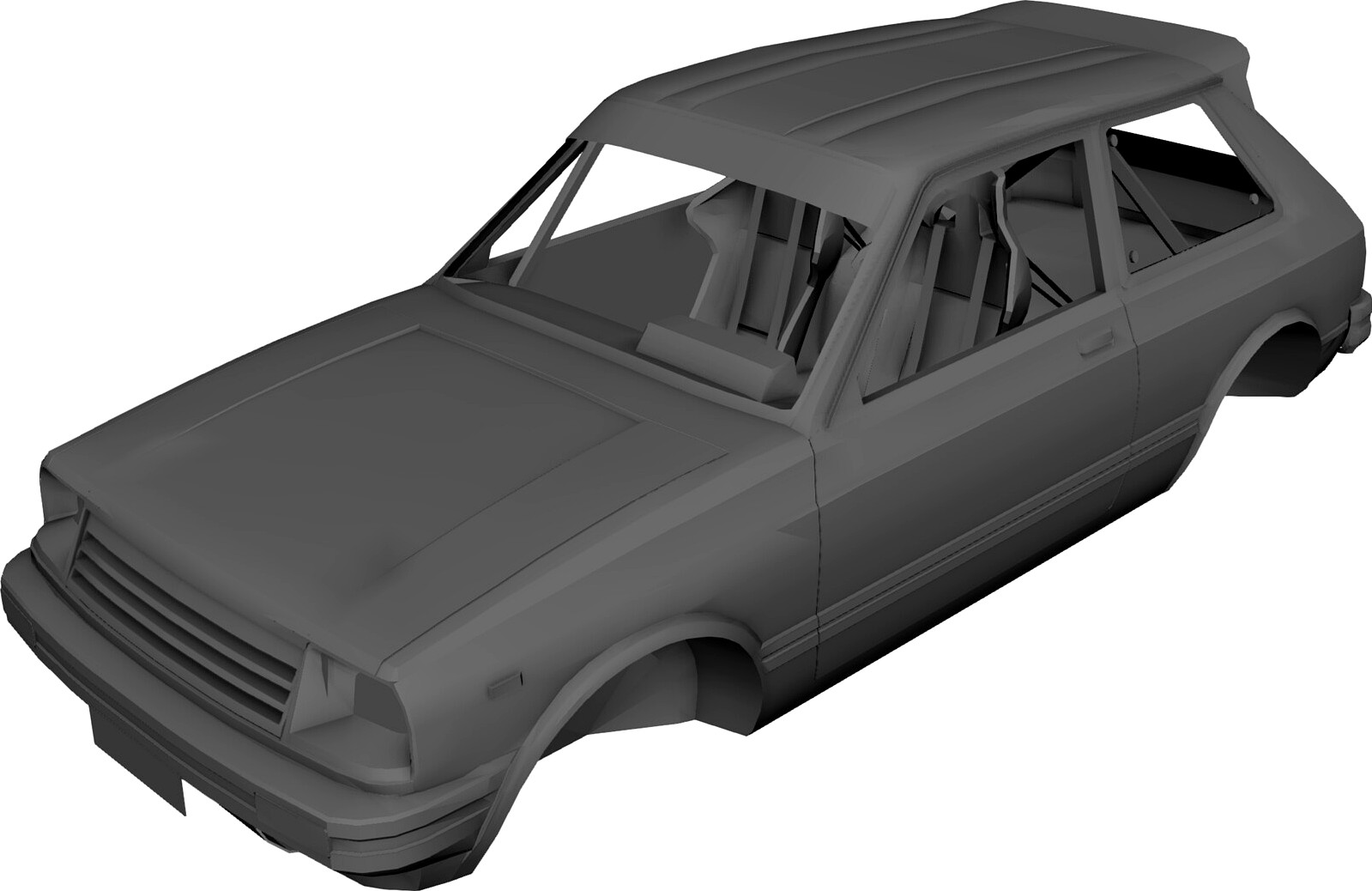 Toyota Starlet KP61 Rally Body