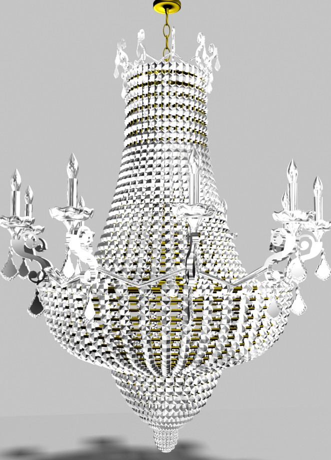 Classic Chandelier 83d model