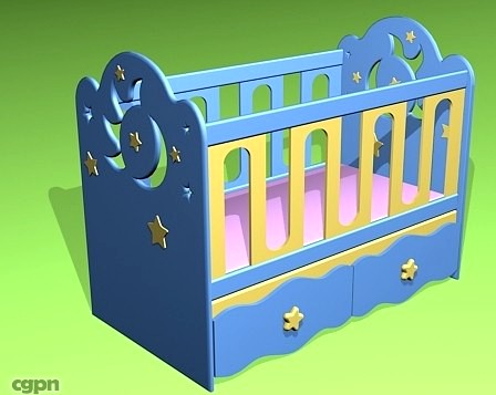 Baby Crib3d model