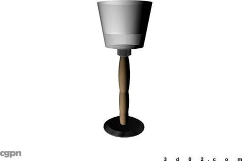 table lamp 013d model