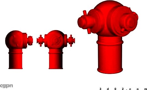 street hydrant 013d model