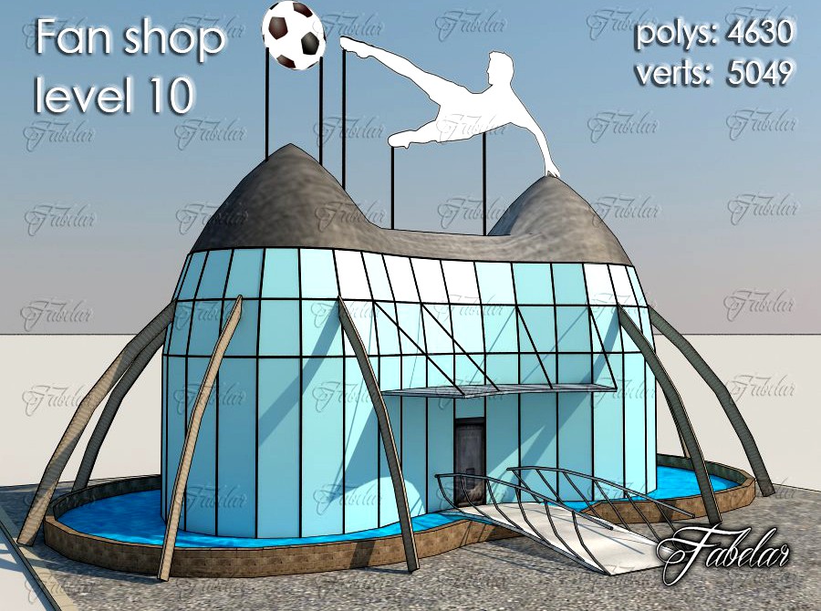 Fan shop Level 103d model