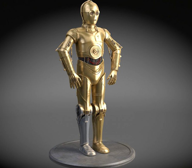 C-3PO Star Wars Droid3d model