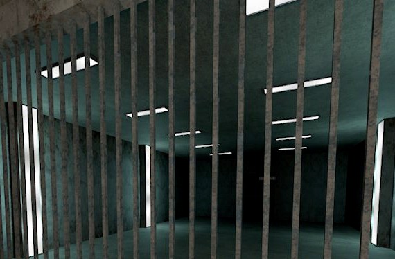 Super Criminal Worn Out Lockup Scene Low Poly Game Model3d model