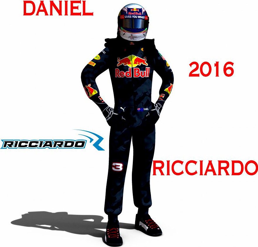 Daniel Ricciardo 20163d model